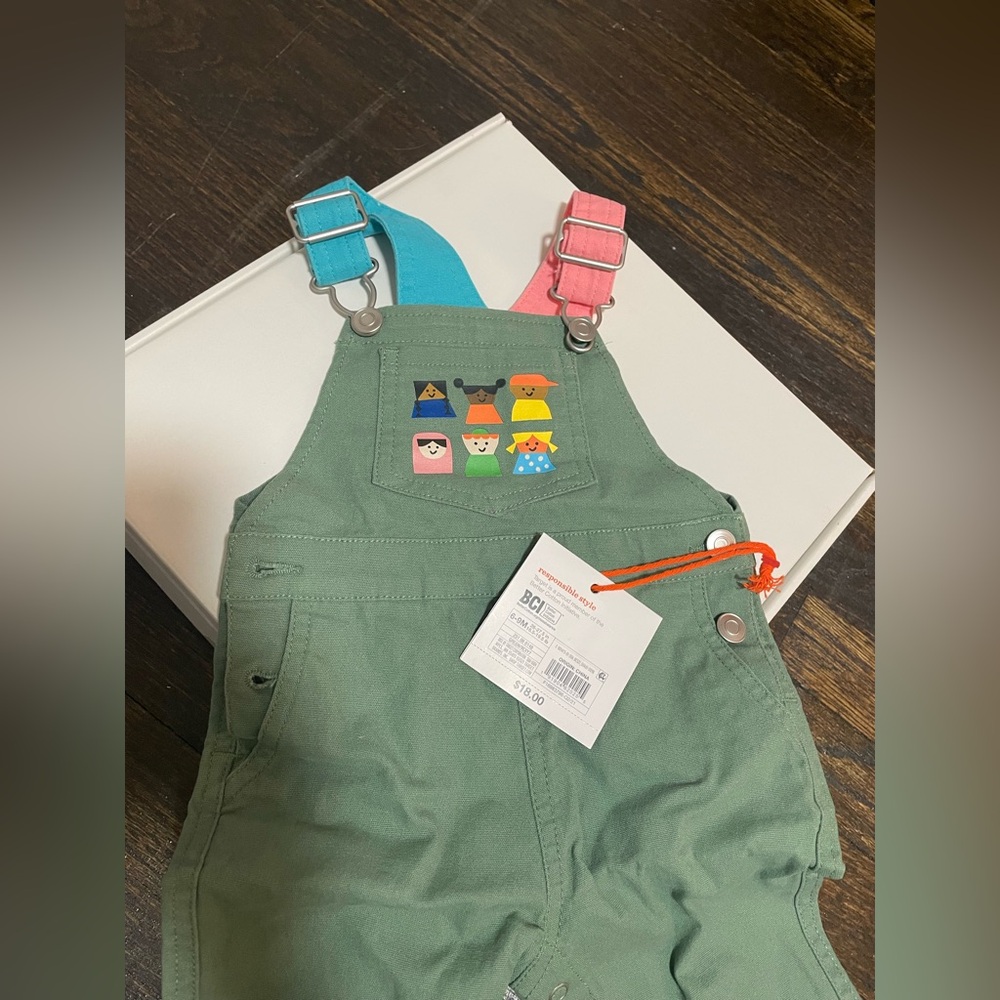 🆕🏷️ Christian Robinson x Target bib overalls (6-9 months)